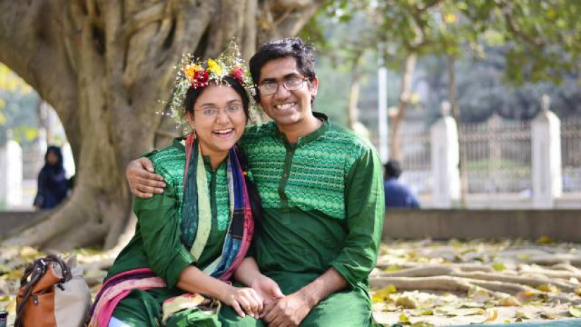 চমক হাসান ও তার স্ত্রী ফিরোজা বহ্নি