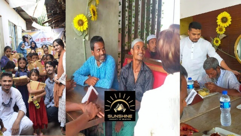 গরিব মানুষের মুখে হাসি ফোটাতে কাজ করছে সানশাইন ফাউন্ডেশন