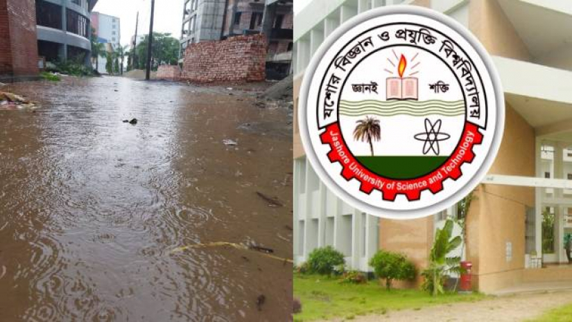 অল্প বৃষ্টিতেই জলাবদ্ধতা 