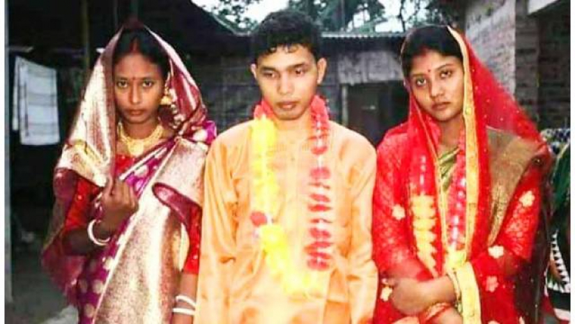 বিয়ে করে সামজিক যোগাযোগমাধ্যমে ভাইরাল হওয়া যুবক ও দুই প্রেমিকা