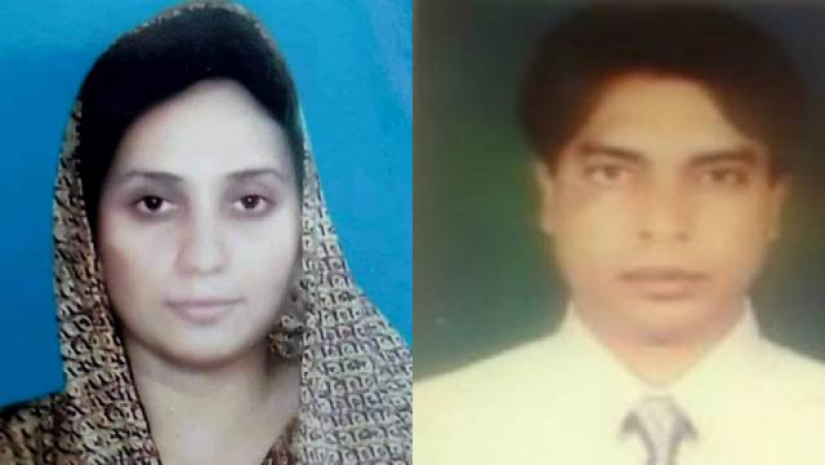 সহযোগী অধ্যাপক নজরুল ইসলাম ও তার স্ত্রী