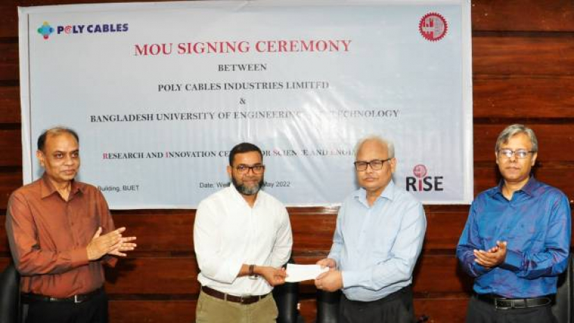 গবেষণা কাজে বুয়েটের সঙ্গে পলি ক্যাবলের সমঝোতা
