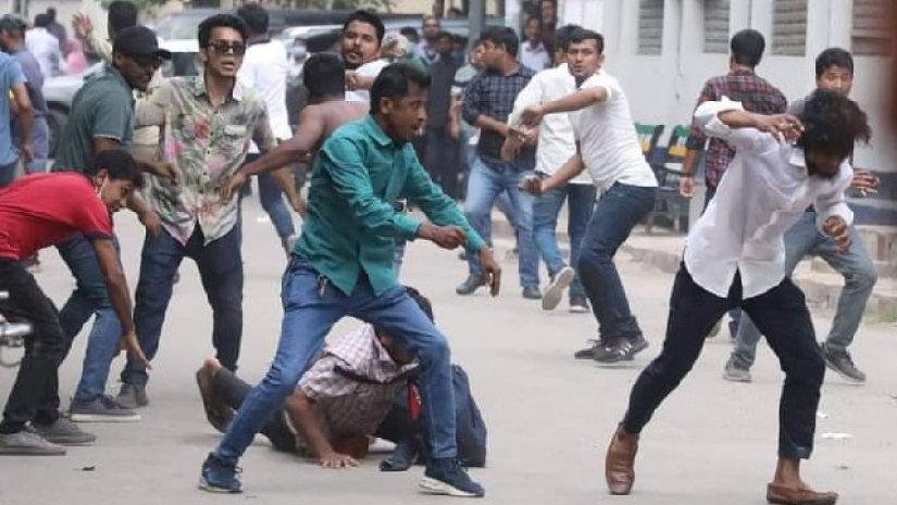 ছাত্রলীগও ছাত্রদল সংঘর্ষ