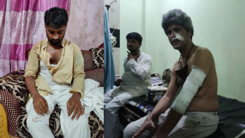 হামলায় আহত রাশেদ ও জুনায়েদ সাকি