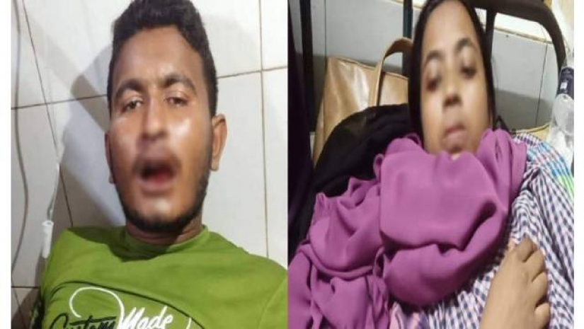 অন্তঃসত্ত্বা ও তার স্বামীকে রাস্তায় ফেলে পেটালেন ছাত্রলীগকর্মী