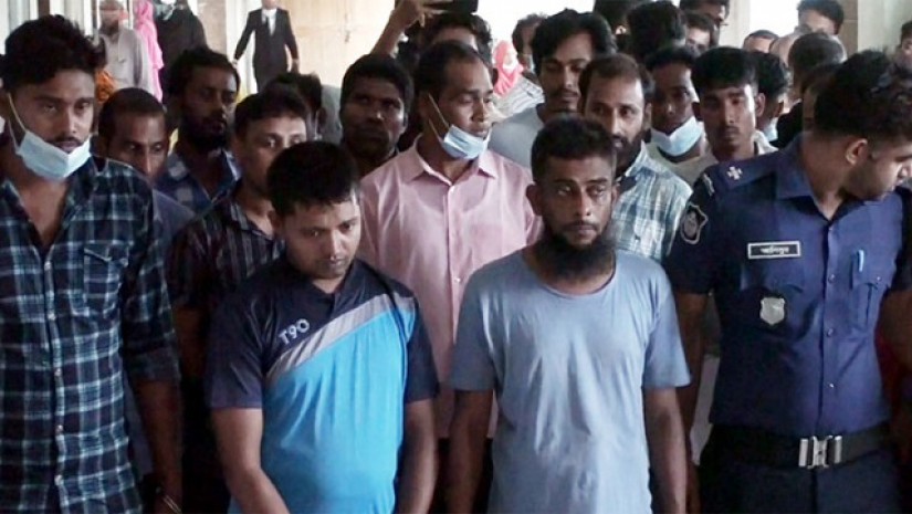 মামলায় দণ্ডপ্রাপ্ত আসামিরা
