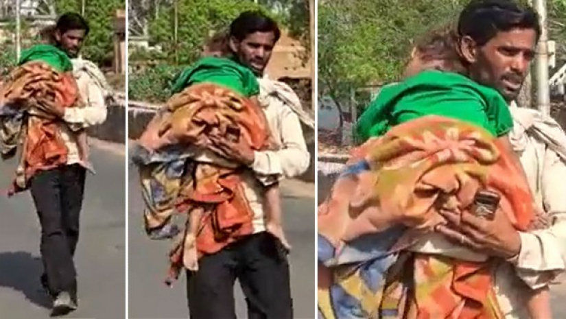 মিলল না অ্যাম্বুলেন্স, মেয়ের লাশ কোলে পায়ে হেঁটে বাড়ি ফিরলেন বাবা 