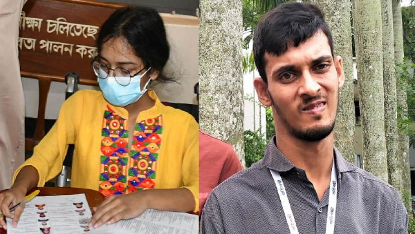 প্রতিবন্ধকতা জয় করে ঢাবিতে পড়তে চান পুষ্পিতা-ফারুক