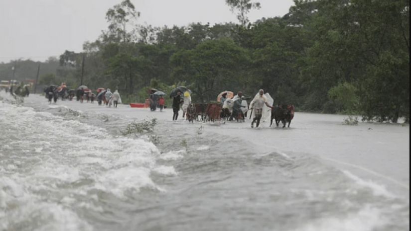 সিলেটে ভয়াবহ বন্যা