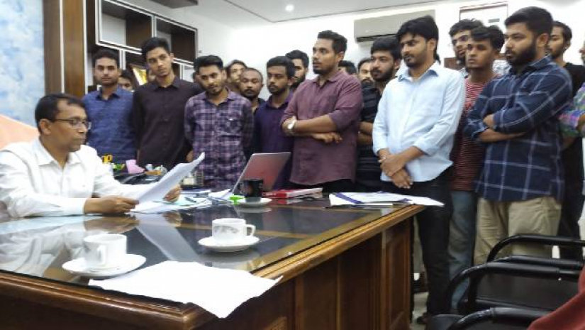 ভিসি বরাবর শিক্ষার্থীদের আবেদন