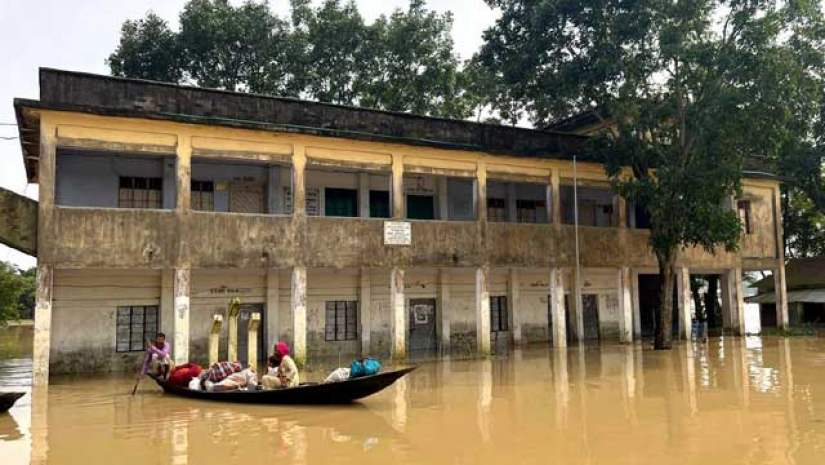 সিলেটে বন্যা