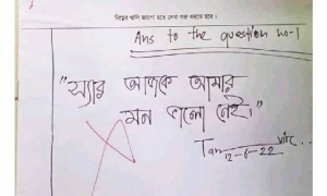 উত্তরপত্রে ‘মন ভালো নেই’ লেখার কারণ জানালেন জবি ছাত্র