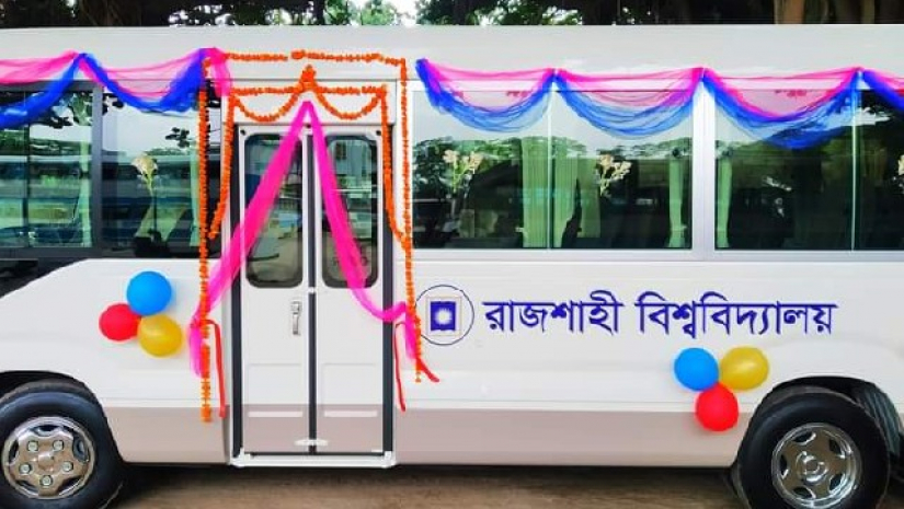 রাবি শিক্ষক-শিক্ষার্থীদের জন্য এসি বাস