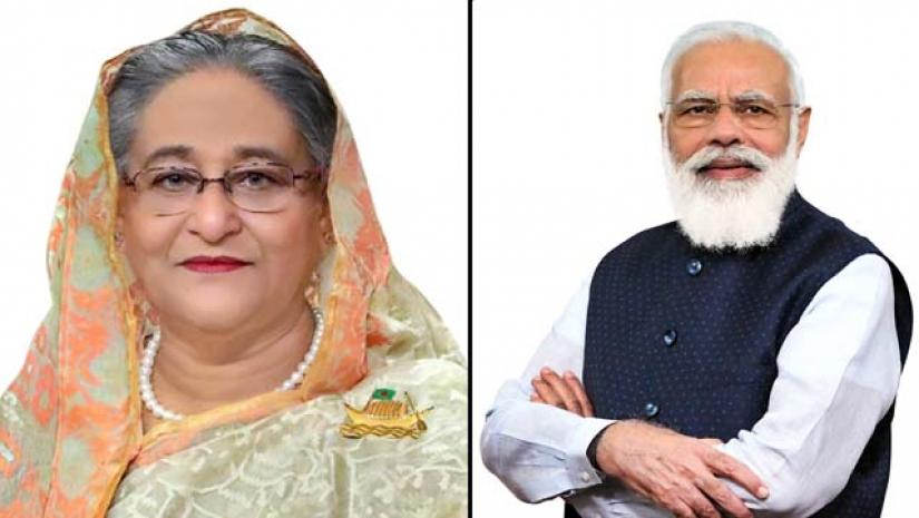 শেখ হাসিনা ও নরেন্দ্র মোদি