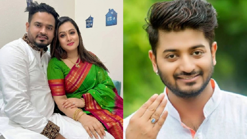 চিত্রনায়িকা পূর্ণিমা-স্বামী আশফাকুর রহমান রবিন ও বাপ্পী চৌধুরী