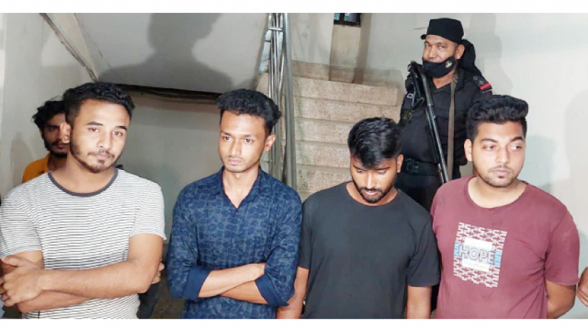 গ্রেফতার হওয়া ৪ জন