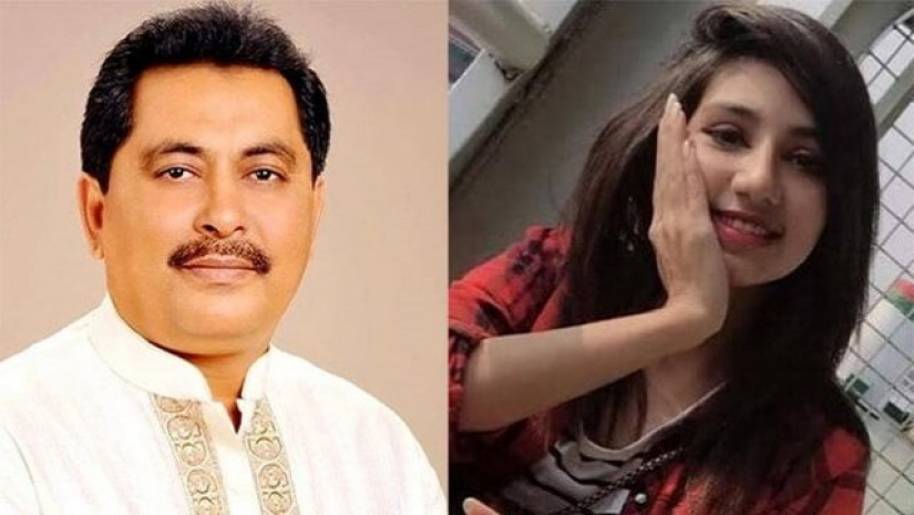 আওয়ামী লীগ নেতা জাহিদুল ইসলাম টিপু ও কলেজছাত্রী সামিয়া আফনান প্রীতি