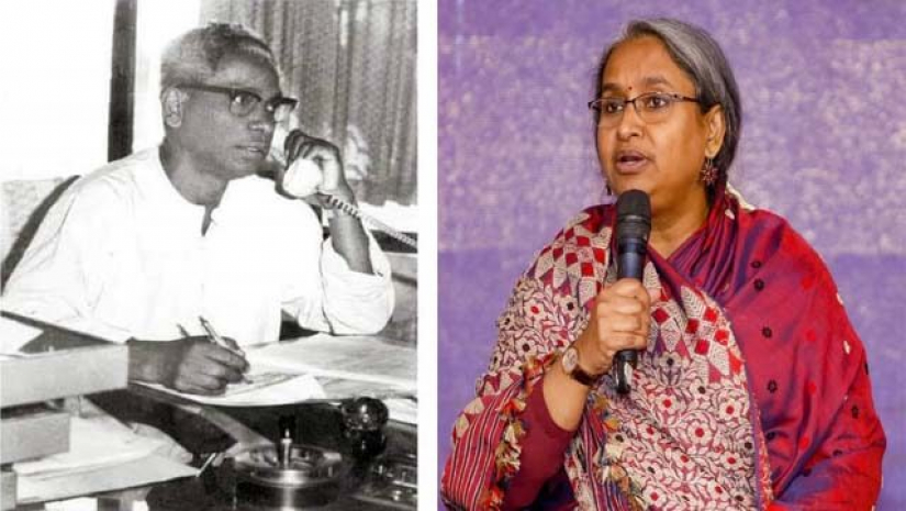 ভাষাবীর এম এ ওয়াদুদ ও শিক্ষামন্ত্রী ডা. দীপু মনি