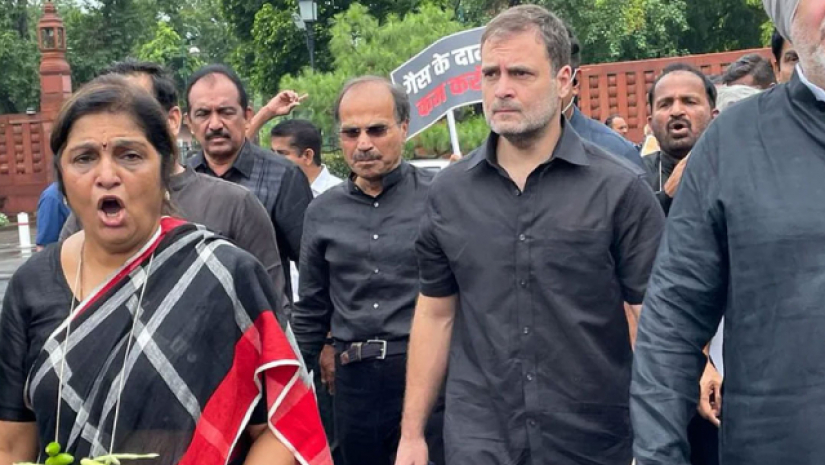 দিল্লিতে উত্তেজনা, রাহুল ও প্রিয়াঙ্কা গান্ধি আটক