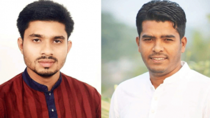 রেজাউল কবির রেজা ও  তৌশিকুর রহমান ইমরান