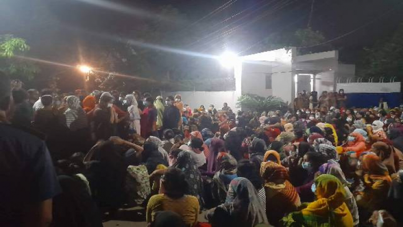 খুবিতে ছাত্রীদের আন্দোলন