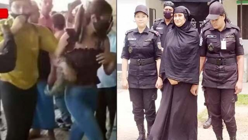 হেনস্তার শিকার হওয়ার তরুণী ও গ্রেপ্তার মার্জিয়া আক্তার ওরফে শিলা