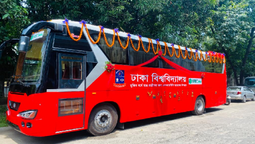 উপহারের বাসটি ব্যবহার হবে ঢাবির বিজ্ঞান অনুষদের গবেষণার কাজে