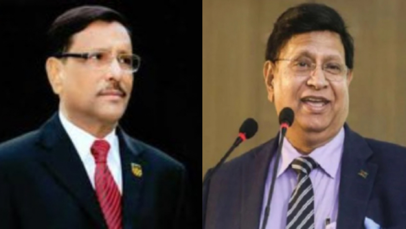 ওবায়দুল কাদের ও এ কে আব্দুল মোমেন