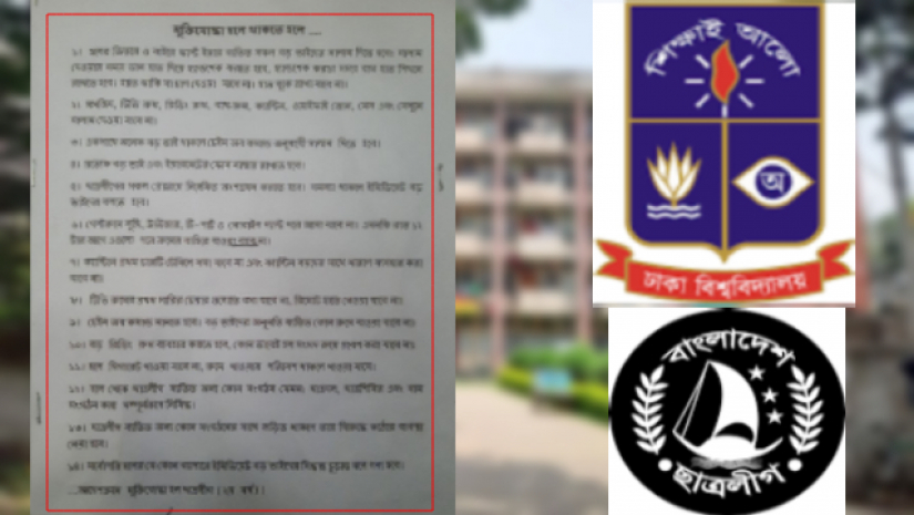 ভাইরাল হওয়া ১৪ দফা নির্দেশনা