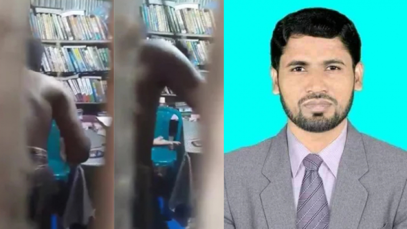 ভাইরাল হওয়া ভিডিও এবং অভিযুক্ত শিক্ষক