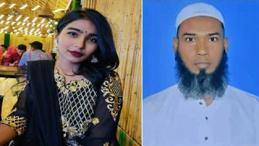 মৃত সানজানা ও তার বাবা