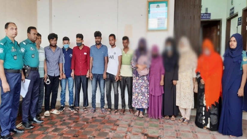 আটক ব্যক্তিরা