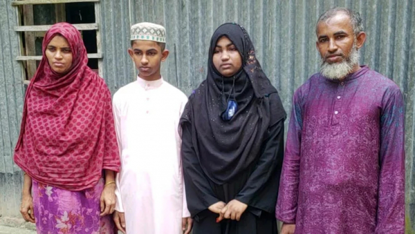 সামিয়া আক্তার ও তার পরিবার