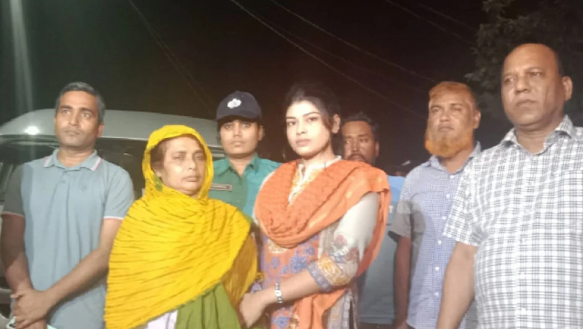 উদ্ধার হওয়ার পর রহিমা