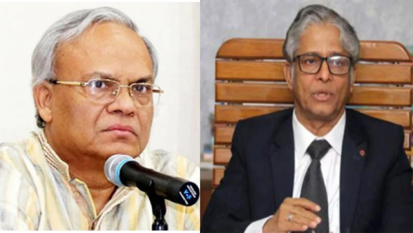 রুহুল কবির রিজভী ও ঢাবি উপাচার্য অধ্যাপক ড. আখতারুজ্জামান