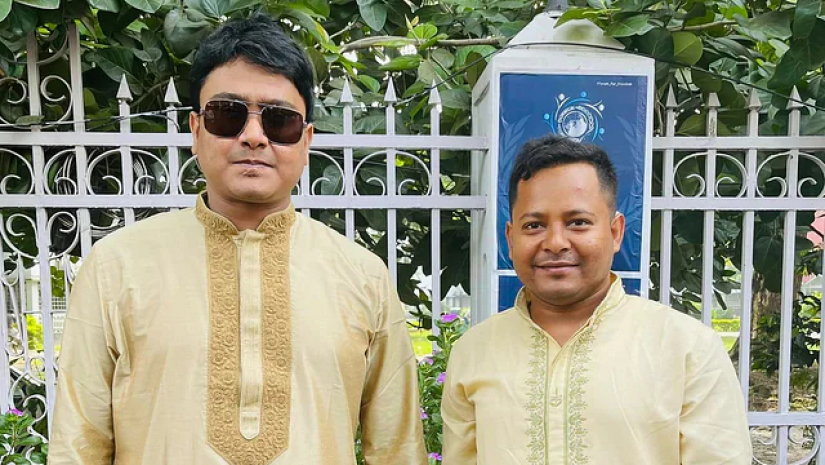ছাত্রলীগ সভাপতির সাথে রিয়াদ 