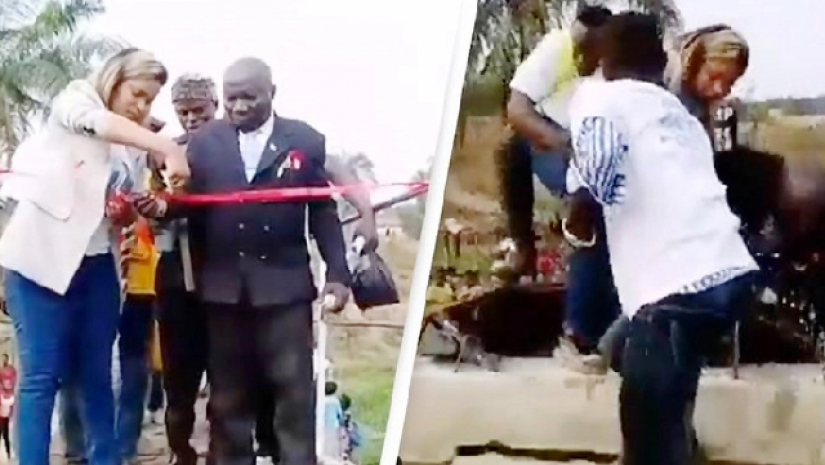 উদ্বোধনের সময় প্রধান অতিথিকে নিয়েই ভেঙে পড়লো সেতু!