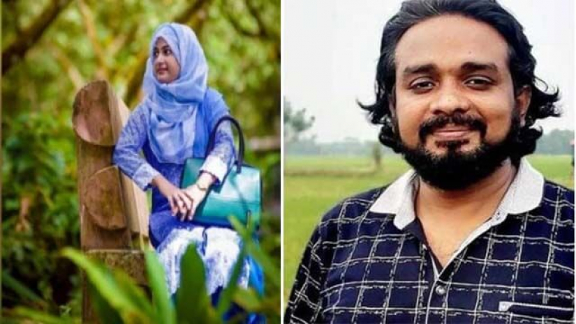 প্রভাষক তাহমিনা আক্তার মুনা ও স্বামী সালাউদ্দিন সুমন
