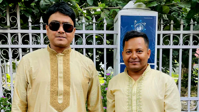 ছাত্রলীগ সভাপতির সাথে রিয়াদ 