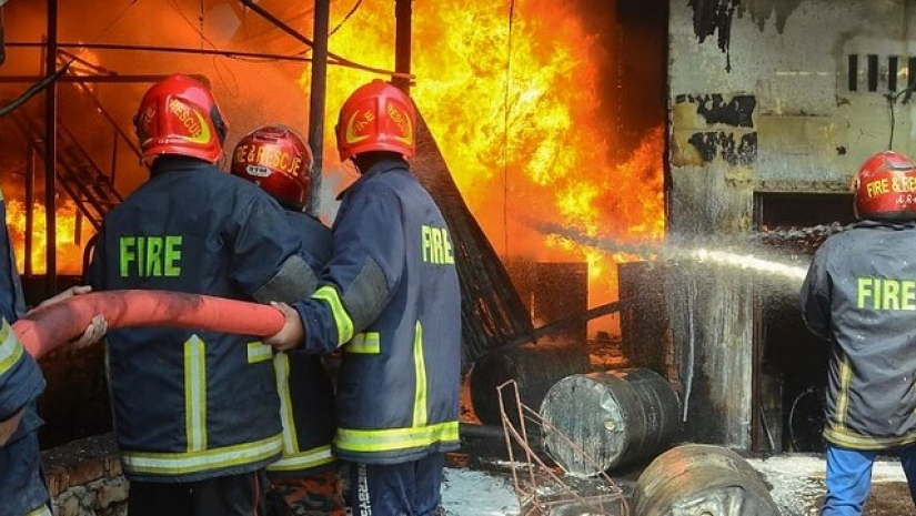 আগুনে পুড়ল ইউসেপ স্কুল