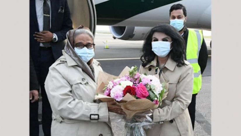 রাষ্ট্রীয় সফর শেষে দেশের পথে প্রধানমন্ত্রী