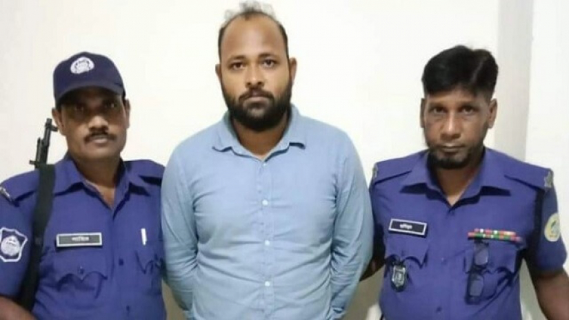গ্রেপ্তার ছাত্র সমাজ নেতা মো. জহির উদ্দিন ওরফে অন্তু সরদার