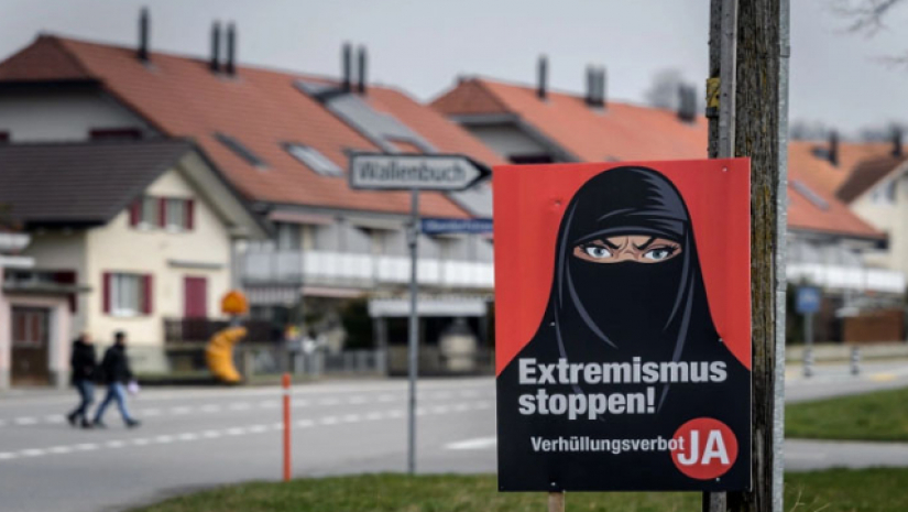 সুইজারল্যান্ডে বোরকা পরলে হাজার ডলার জরিমানা