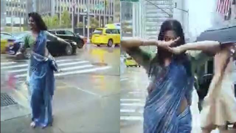 নিউইয়র্কের রাস্তায় নেচে ভাইরাল বাংলাদেশী তরুণী