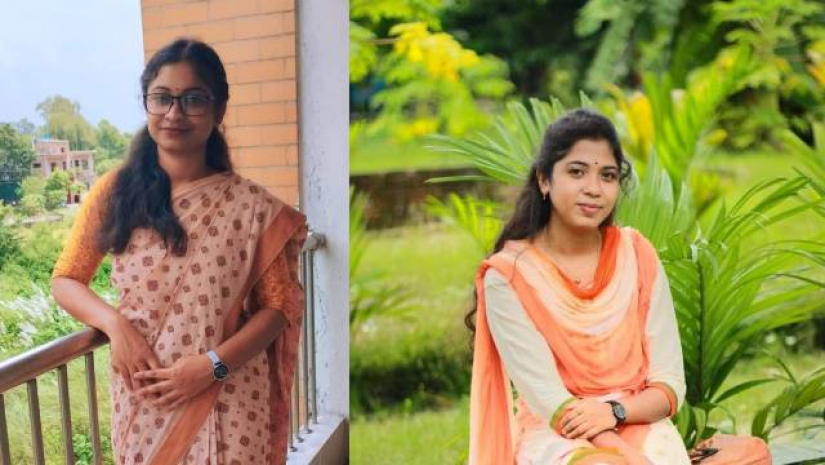 শ্রাবস্তী সরকার ও লাবণ্য তরফদার