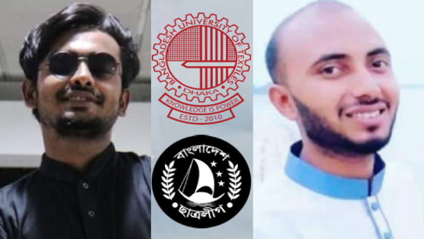 রুম্মান শাহরিয়ার শুভ ও শামসুর রহমান অন্তর