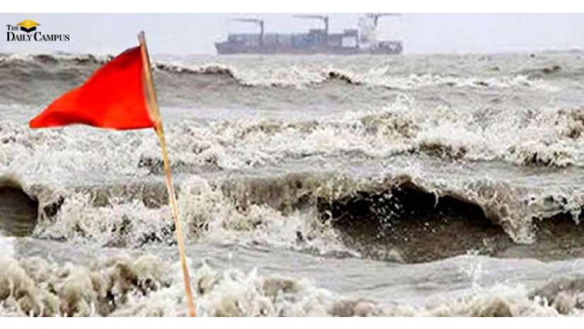 সমুদ্র বন্দরে বিপদ সংকেত
