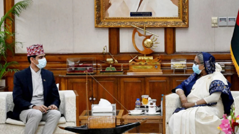 প্রধানমন্ত্রীর সাথে নেপালে রাষ্ট্রদূতের সাক্ষাৎ