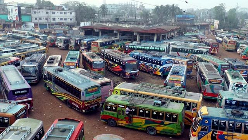বিএনপির সমাবেশের আগে বরিশালে দুইদিনের বাস ধর্মঘট