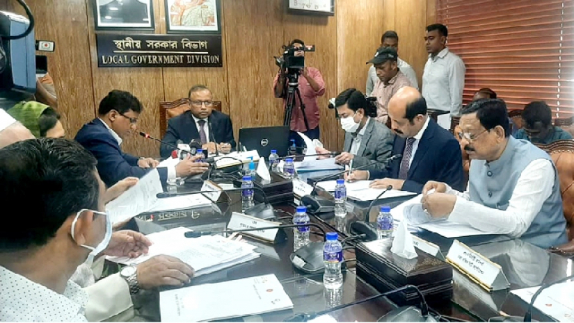 আন্তঃমন্ত্রণালয় সভায় সাংবাদিকদের সাথে সরকারমন্ত্রী